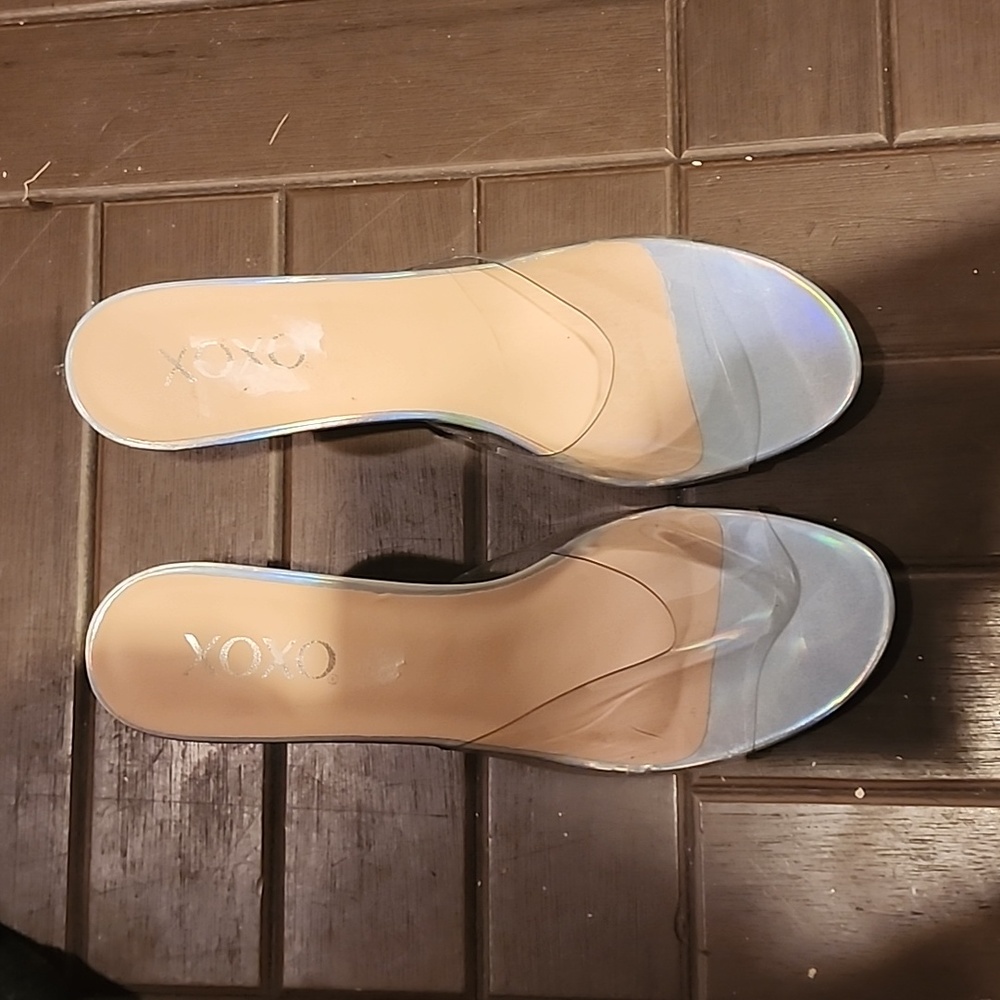 XOXO Clear High heels